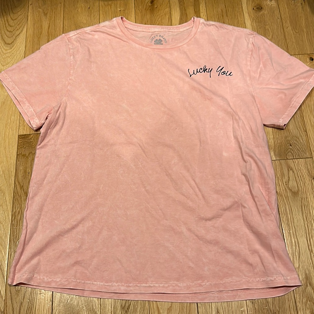 Lucky Brand Pink Short Sleeve Tee